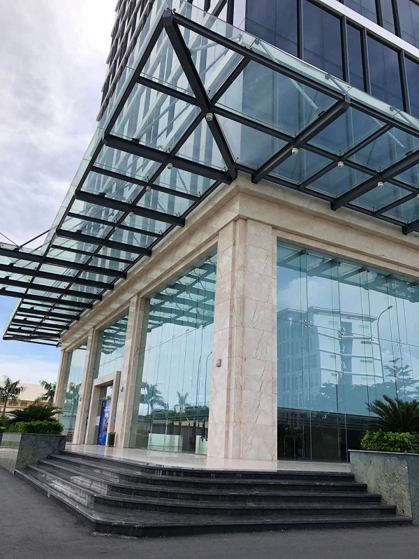 kính ghép mặt dựng, kính ghép cường lực mặt tiền