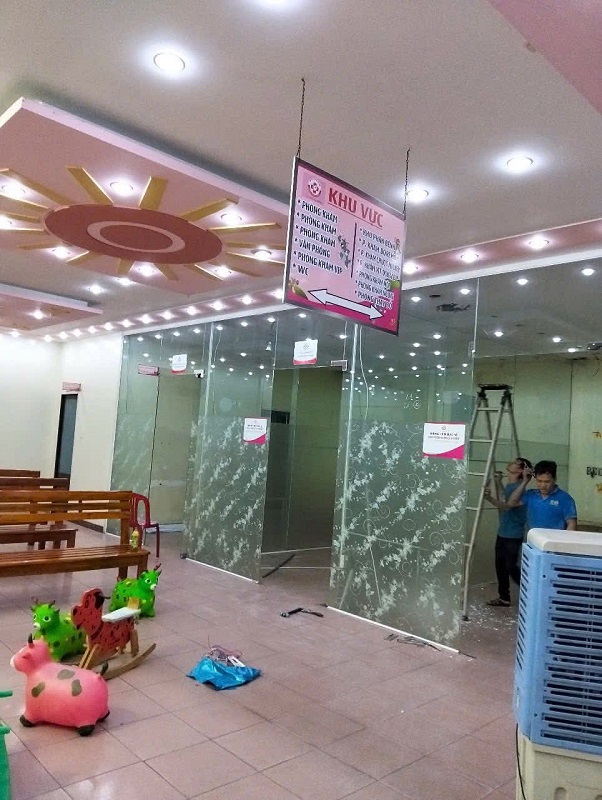 kính ghép văn phòng, vách kính ghép an toàn