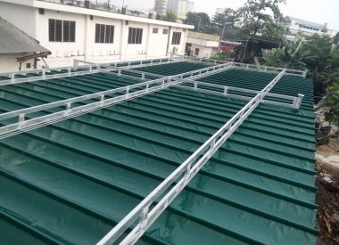 Chuyên thi công lắp đặt bạt kéo mái hiên ,mái kéo bạt xếp di động tại đồng nai